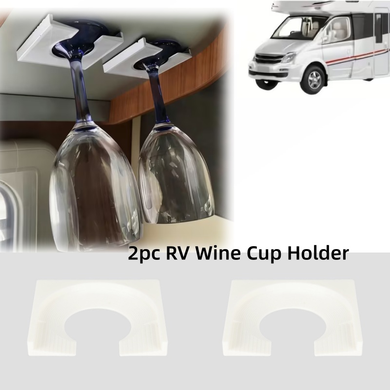 2pc RV キャンピングカーワインカップホルダー 自己粘着 - Wine & Beer Guayaquil のレビューと価格